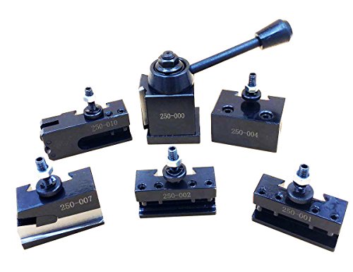 0XA Wedge Type Quick Change Tool Post Set For Mini Lathe 6-9' SWING Steel Material