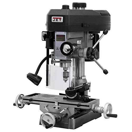 JET 15-Inch Mill/Drill Machine with R-8 Taper, 1 HP, 1Ph 115/230V (Model JMD-15)