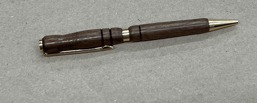 turn a pen finished